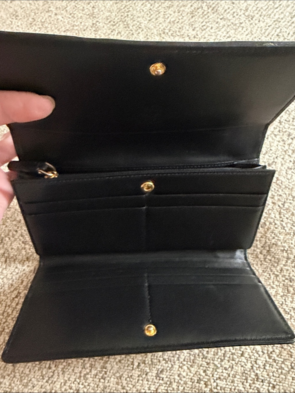MCM Cognac Visetos Continental Wallet with Colorful Stripe Accents - Picture 8 of 11
